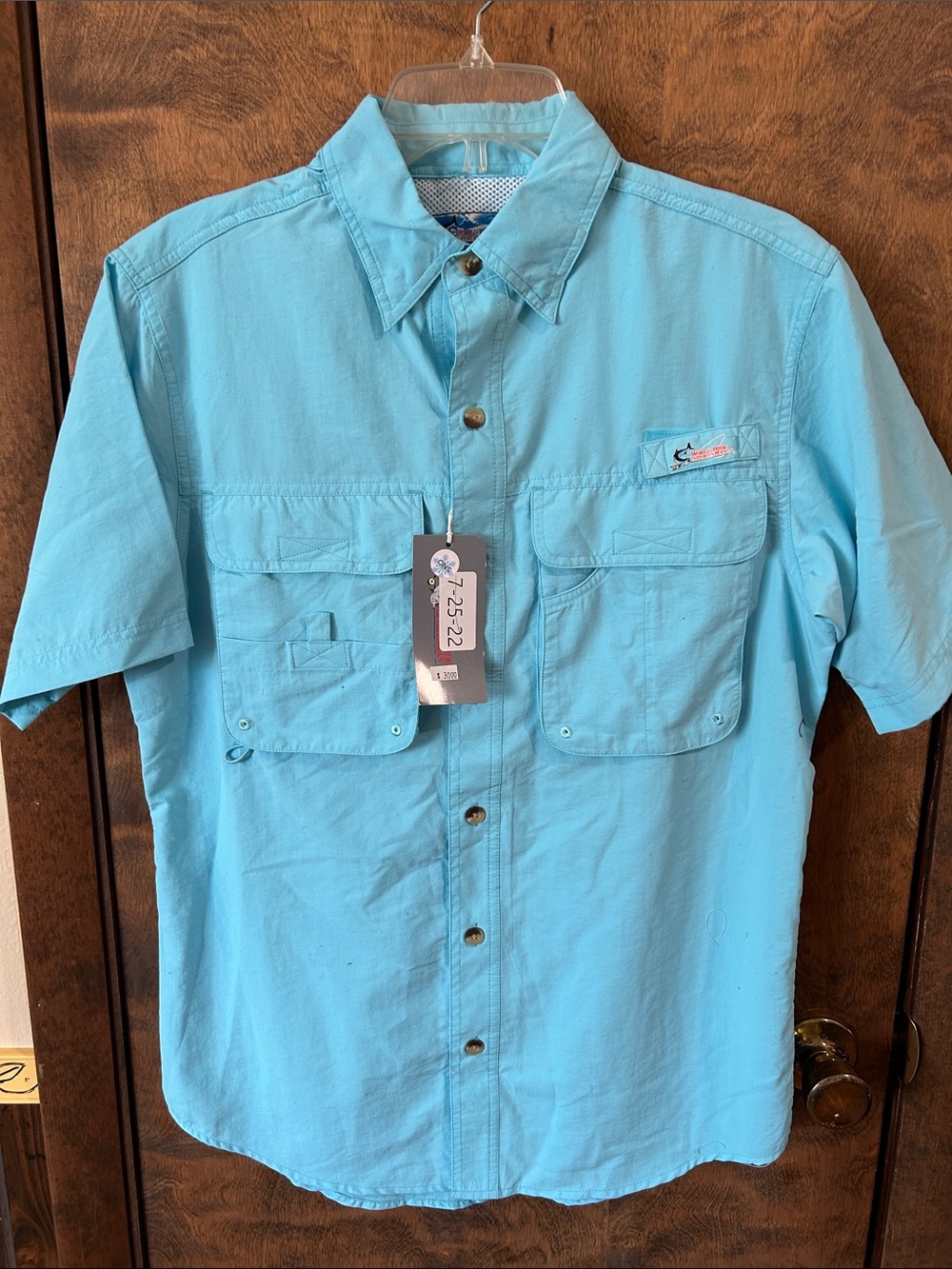 Men's World Wide Sportsman Short-Sleeve Performance Fishing Shirt S/P